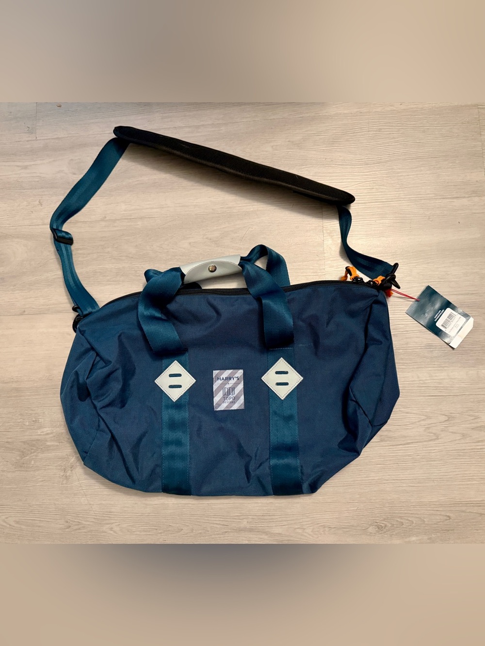 NWT Topo Designs x Harry's Classic Duffle Navy 1000 Denier Cordura Weekender Bag